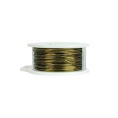 Parawire 22 Gauge (0.64mm) Non Tarnish Vintage Bronze Wire 15 Yard (13.7m) Spool