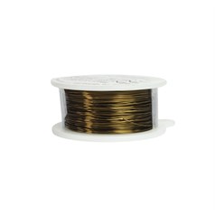 Parawire 24 Gauge (0.51mm) Non Tarnish Vintage Bronze Wire 20 Yard (18.2m) Spool