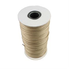 Natural Waxed Beading Cord 2mm 100 Metre Reel