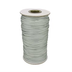 Silver Grey Waxed Beading Cord 2mm 100 Metre Reel