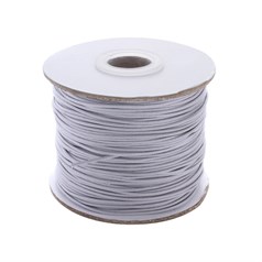 Grey Waxed Cord 1mm 100 Metre Reel