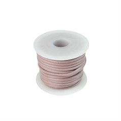 2mm Round Leather 5 Metre Reel Lilac