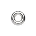 9.2mm Donut Rondel with 3.7mm Hole ECO Sterling Silver