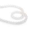 8mm Round gemstone bead Crackle Quartz Crystal (Heat Treated) 39.3cm strand